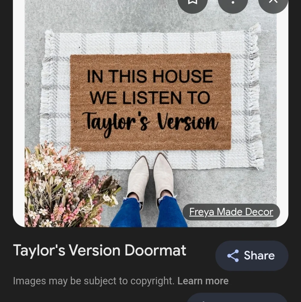 Brown Doormat - Taylor's Version
